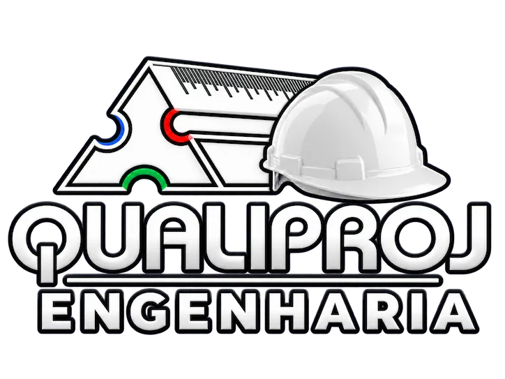 Logo QualiProj Engenharia em 3D
